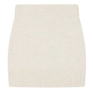 Couture Womens/Ladies Logo Knitted Mini Skirt / Gray